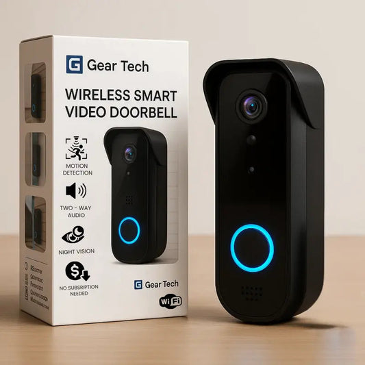 Videocitofono Wireless Senza Abbonamento – Telecamera HD 1080p con Visione Notturna e Avvisi di Movimento