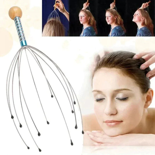 Massaggiatore manuale rilassante per testa e cuoio capelluto Octopus