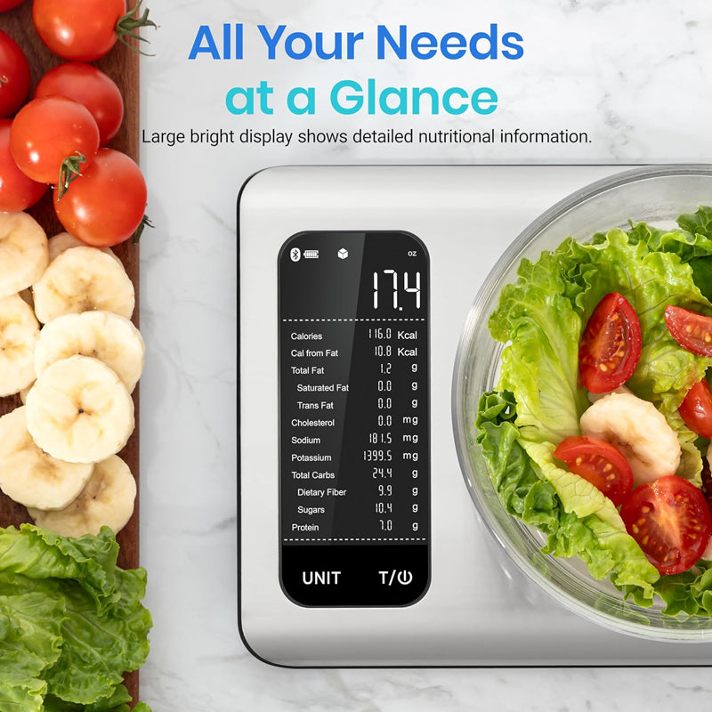 Sakerplus® Bilancia da Cucina Smart – Monitoraggio Intelligente della Nutrizione