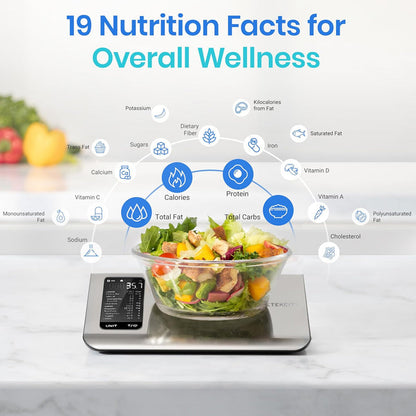 Sakerplus® Bilancia da Cucina Smart – Monitoraggio Intelligente della Nutrizione