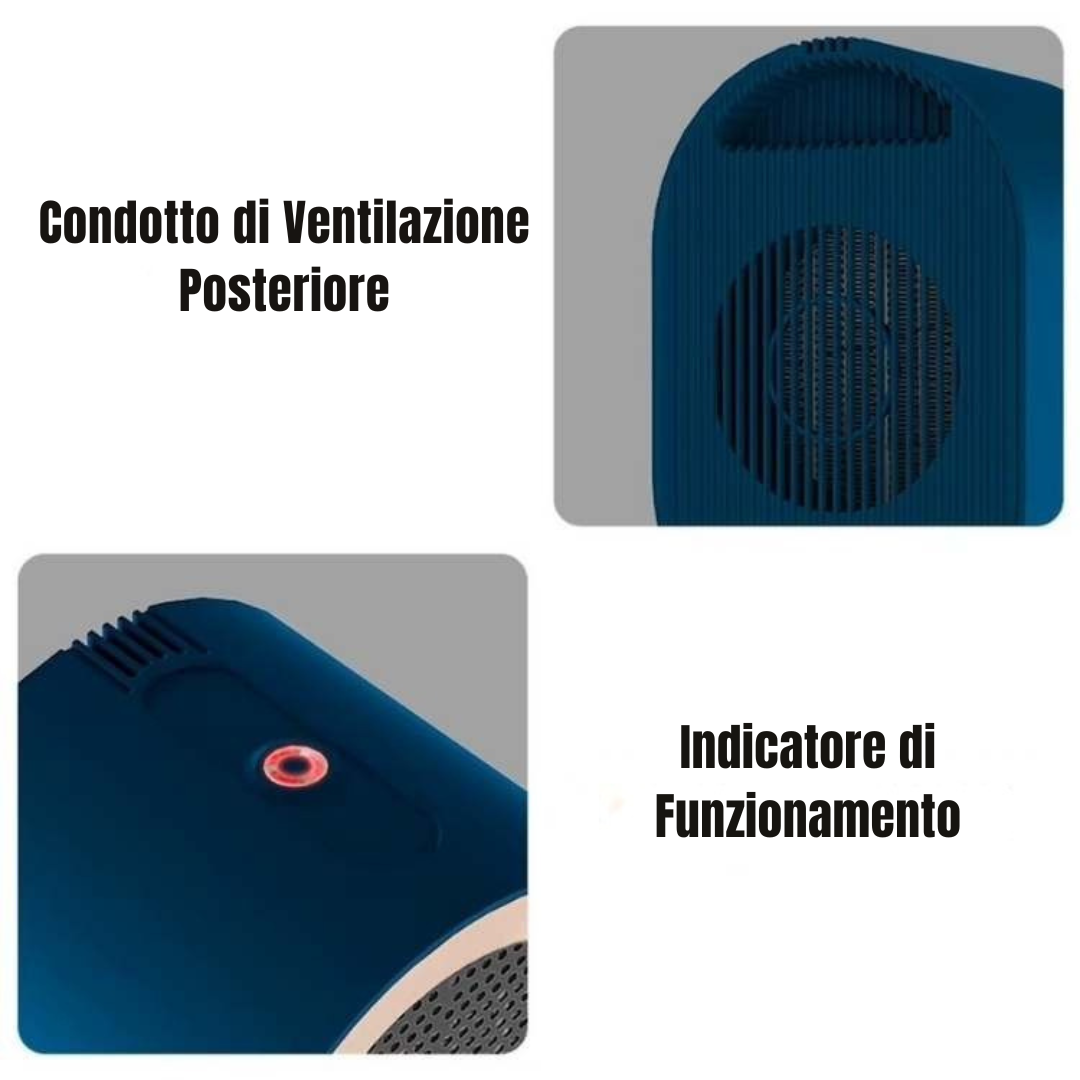 Riscaldatore portatile a risparmio energetico HeatFlow