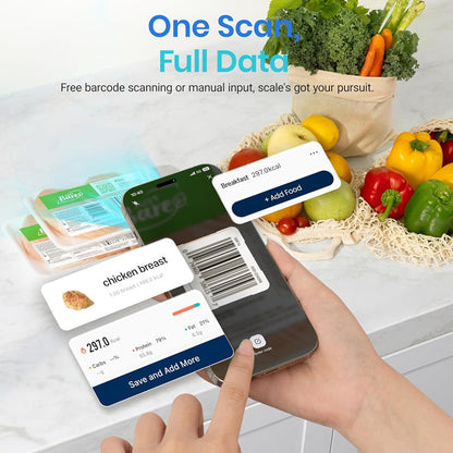 Sakerplus® Bilancia da Cucina Smart – Monitoraggio Intelligente della Nutrizione