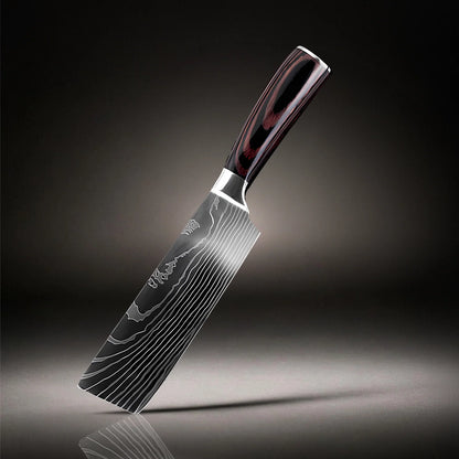 Rassivo – Set di 8 Coltelli da Chef