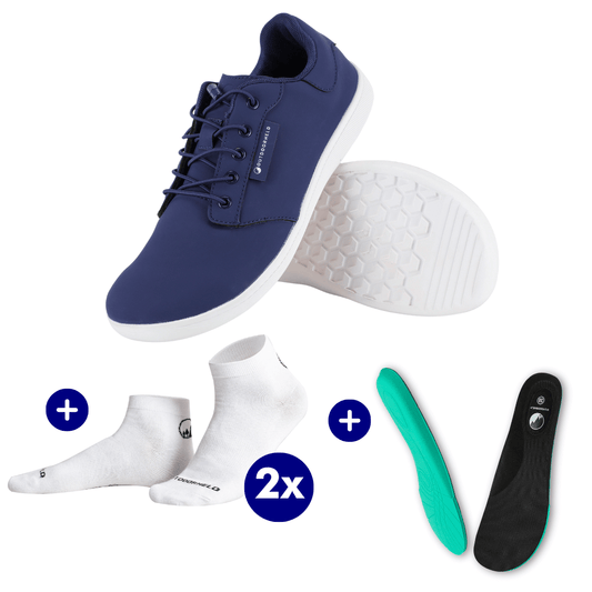 CASUAL-BUNDLE: Casual Prime + 2x Calze Barefoot + Solette OrthoMax GRATIS