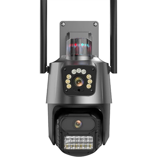Telecamera PTZ 3 Lenti™ – Visione Doppia, Bluetooth, Antenna 5dBi & Rotazione Completa