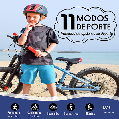 Orologio fitness GPS per bambini con frequenza cardiaca