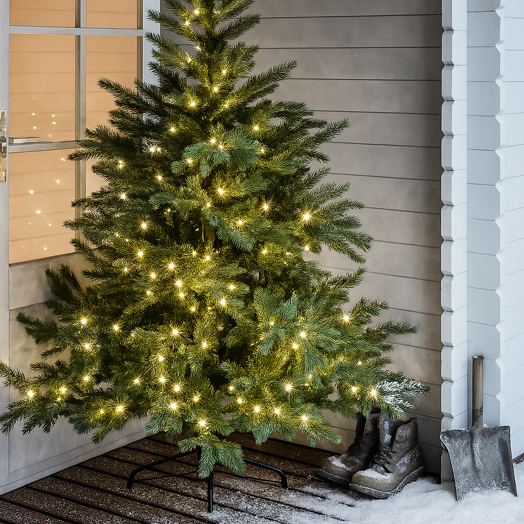 Luci bianche calde Fairy Lights per decorazioni natalizie – 200 LED con timer