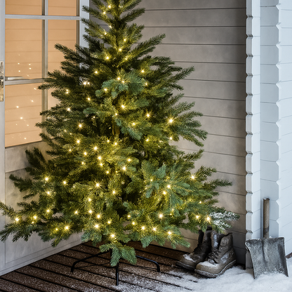 Luci bianche calde Fairy Lights per decorazioni natalizie – 200 LED con timer