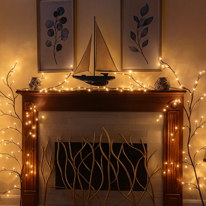 Lampada da parete LED Ramas de Sauce – Illuminazione decorativa con alimentazione USB