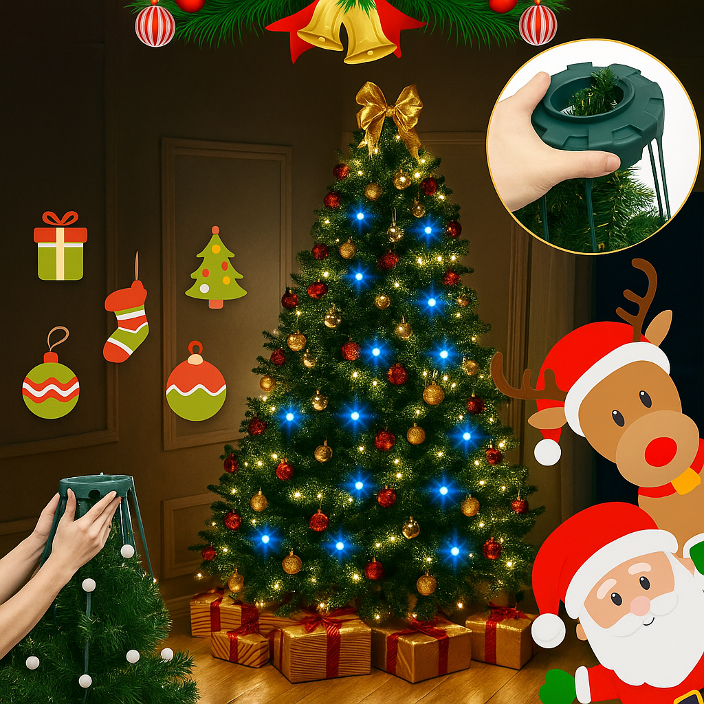 Decorazioni natalizie LED per albero – Palline luminose multicolori con controllo USB