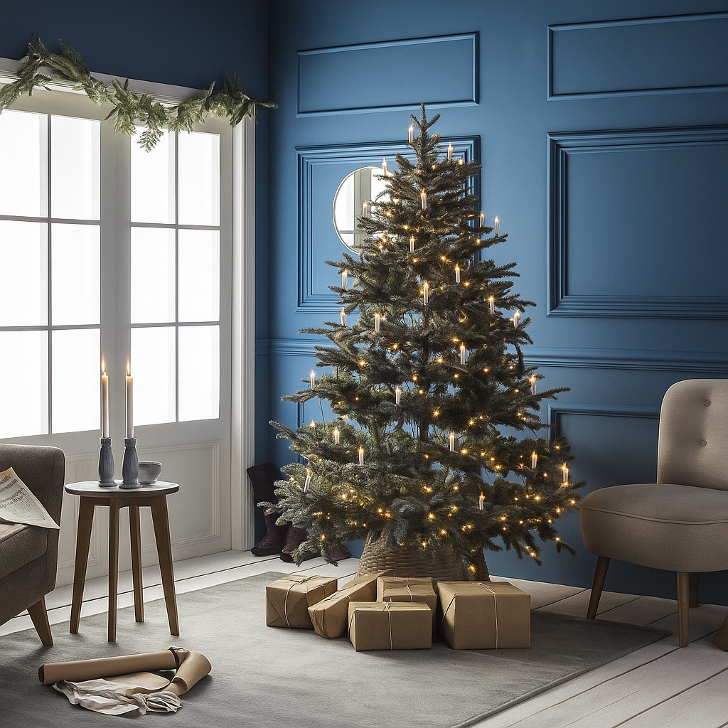 Luci LED bianche calde a candela – Decorazioni natalizie classiche per l'albero