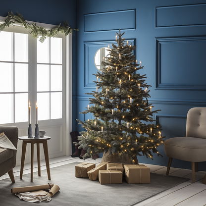 Luci LED bianche calde a candela – Decorazioni natalizie classiche per l'albero