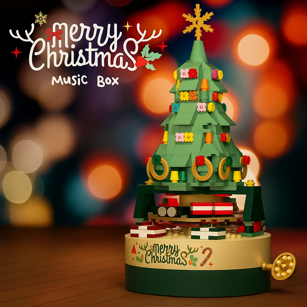 Scatola musicale natalizia BuildaTune – Albero musicale personalizzabile