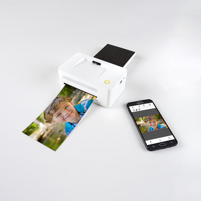 Stampante Fotografica per Smartphone Sharper Image – Stampa Rapida, Wireless, Formato 10×15 cm