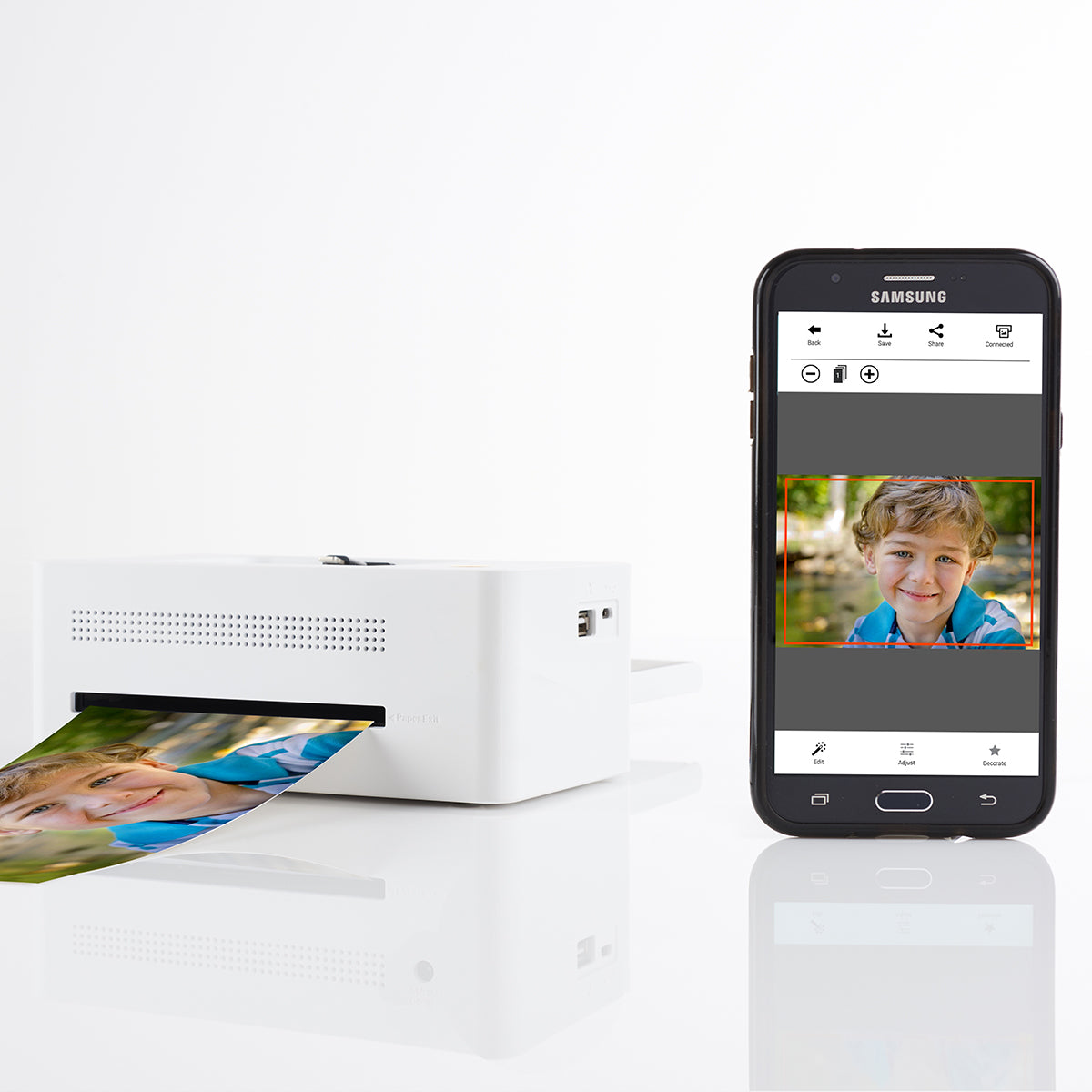 Stampante Fotografica per Smartphone Sharper Image – Stampa Rapida, Wireless, Formato 10×15 cm