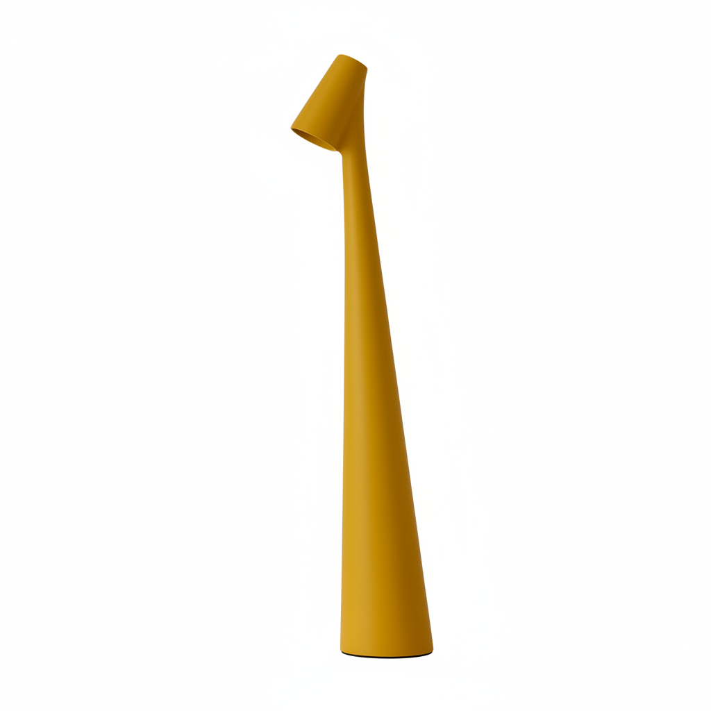 Lampada da tavolo in metallo - ricaricabile e dal design elegante per interni ed esterni