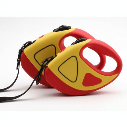 CONTROLLITE Guinzaglio automatico per cani con luce LED e manico ergonomico antiscivolo