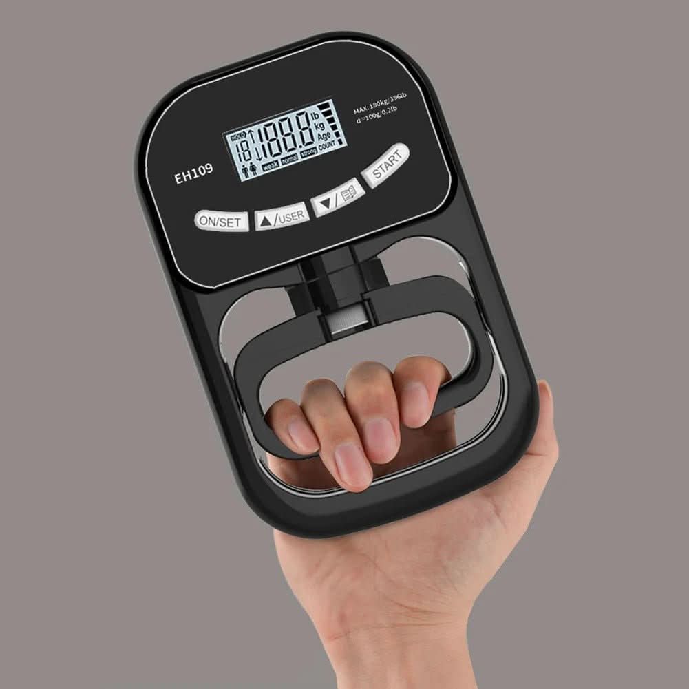 Gripmaster Digital - Dispositivo di misurazione portatile e preciso per la misurazione della forza di presa fino a 120 kg