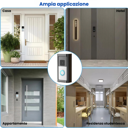 LuxGuard | Campanello video wireless con batteria per una sicurezza ottimale
