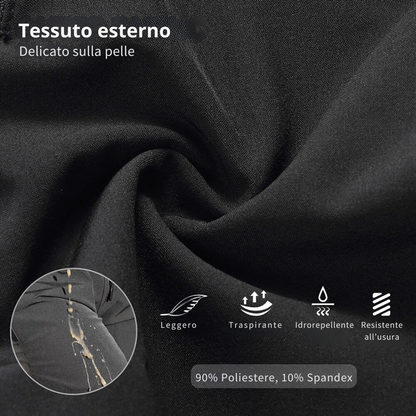 Pantaloncini da ciclismo da uomo 2 in 1 – Imbottiti 3D, traspiranti e ad asciugatura rapida