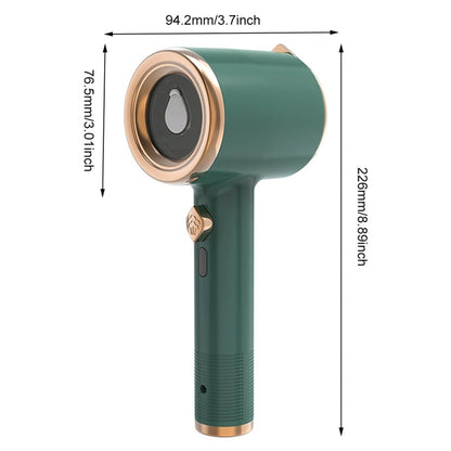 DEWRINKIQ – Vaporizzatore per tessuti portatile con piastra in titanio e serbatoio d'acqua da 50 ml