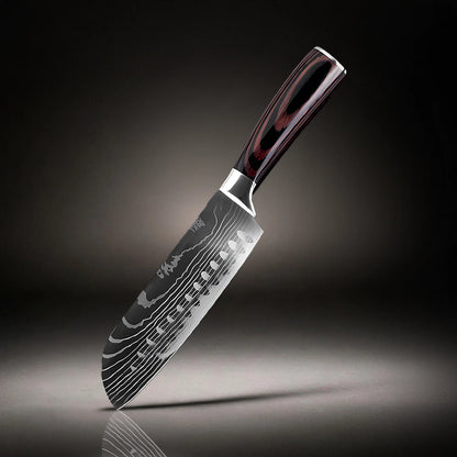 Rassivo – Set di 8 Coltelli da Chef