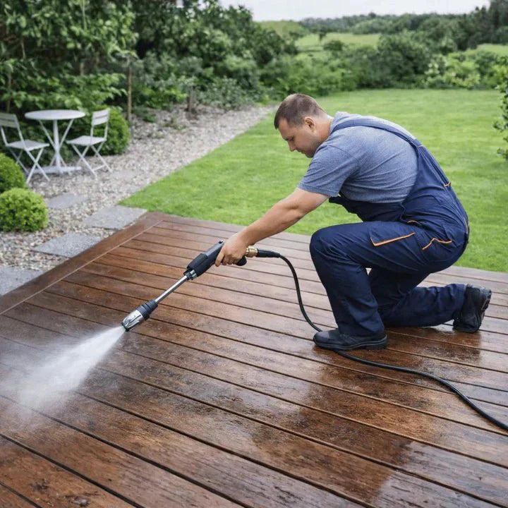 JETBOOST – Attacco per lavaggio ad alta pressione per tubi da giardino