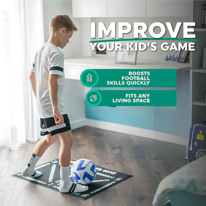 Tappeto di Allenamento Calcio Pro + Programma Video | Migliora Dribbling, Coordinazione e Controllo