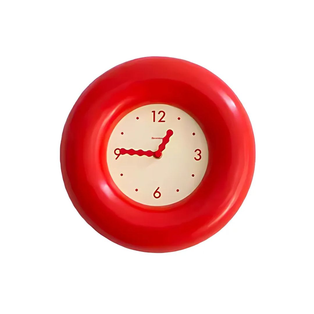 Orologio da Parete a Forma di Bagel