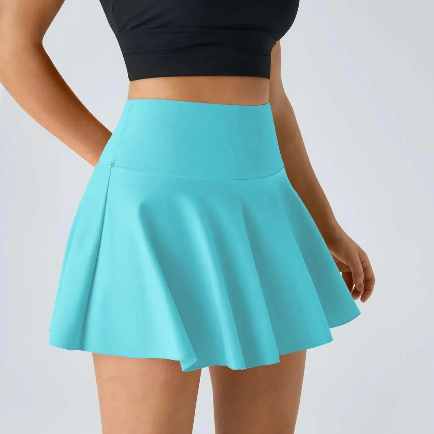 MARVELOUS - Gonna da tennis 2-in-1 leggera con pantaloncini integrati e protezione UPF50+