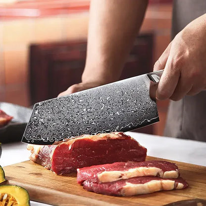 Set di Coltelli da Cucina con Motivo Damasco