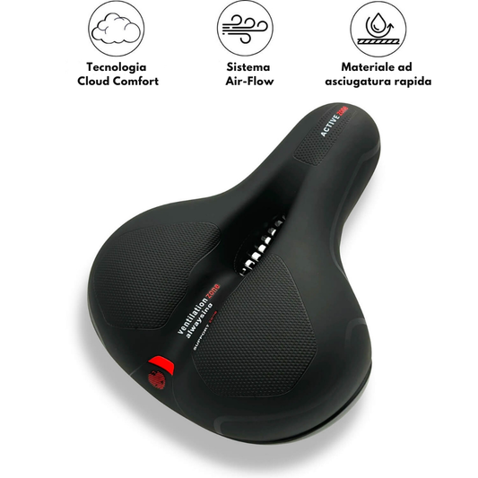 CloudComfort Pro – Sella da Bici Morbida come una Nuvola