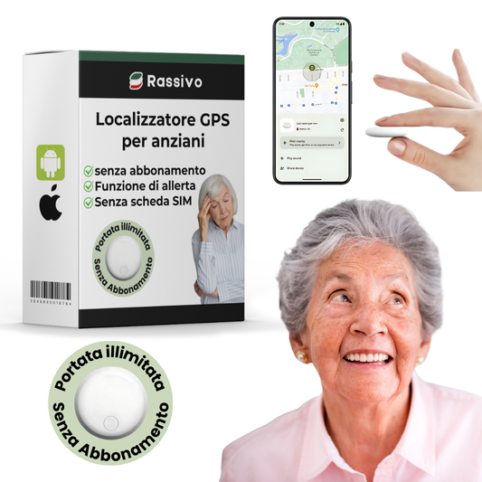 Localizzatore GPS per Anziani Impermeabile – Senza Abbonamento