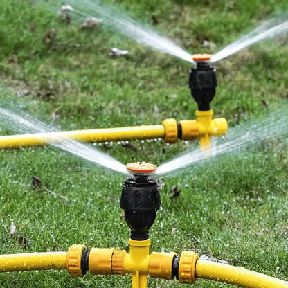 Spruzzatore da giardino a 360° con picchetto | Sistema di irrigazione per prato