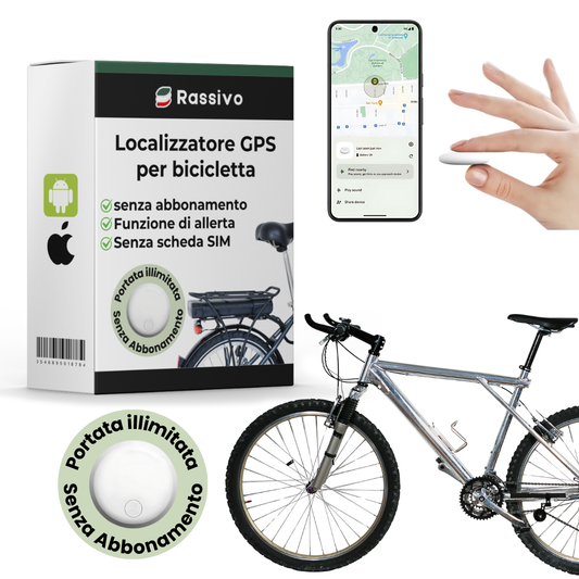 rassivo | Localizzatore GPS per Bicicletta Senza Abbonamento - ANDROID / iOS