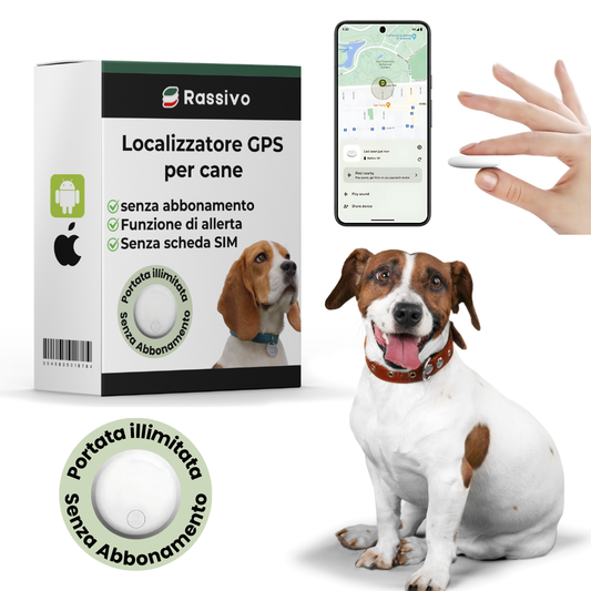 Rassivo GPS Sicurezza Totale per Cani – Senza Abbonamento