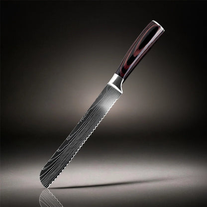 Rassivo – Set di 8 Coltelli da Chef