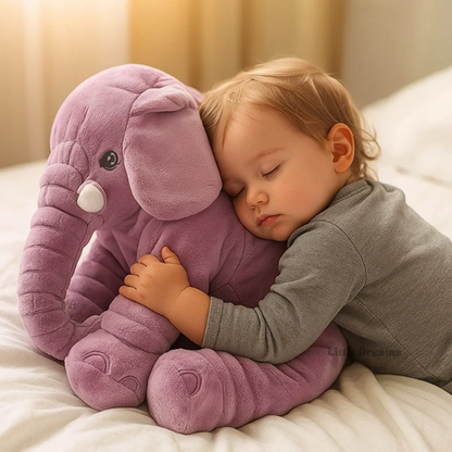 Cuscino Coccola Elefante Morbido | Leggero e Perfetto per il Sonno e il Gioco di Bambini e Neonati
