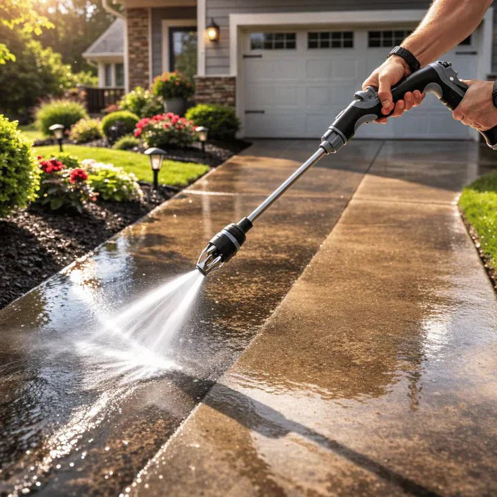 JETBOOST – Attacco per lavaggio ad alta pressione per tubi da giardino