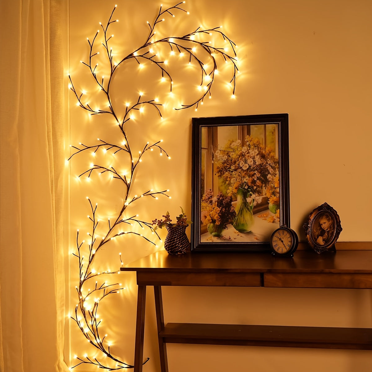 Lampada da parete LED Ramas de Sauce – Illuminazione decorativa con alimentazione USB