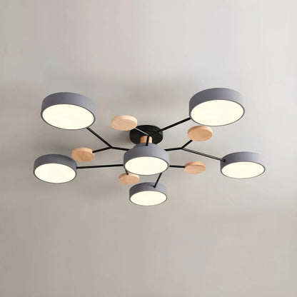Lampadario a Soffitto Moderno a LED – Flush Mount Chandelier