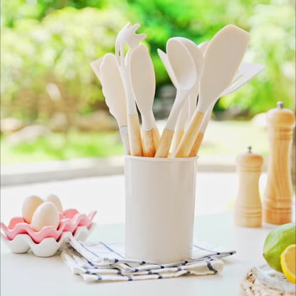Set di utensili da cucina in silicone - resistenti al calore e alla moda per ogni cucina