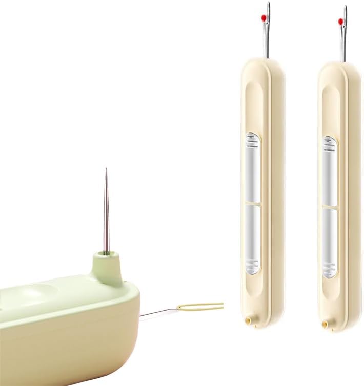Enfile-aiguille 2 en 1 avec découseur - Compact et pratique