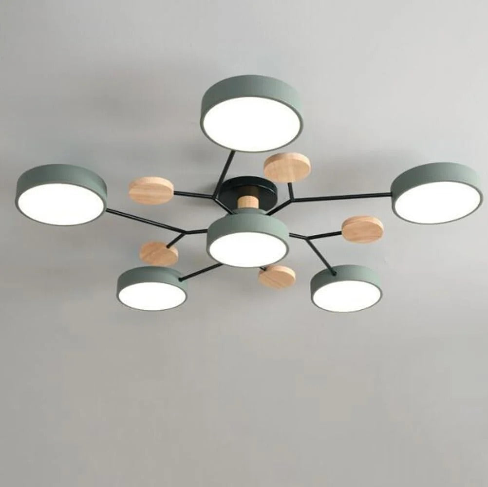 Lampadario a Soffitto Moderno a LED – Flush Mount Chandelier