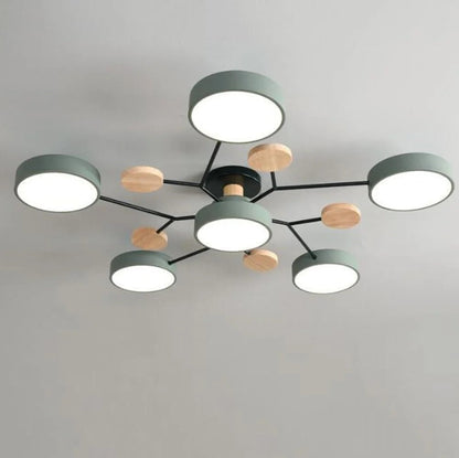 Lampadario a Soffitto Moderno a LED – Flush Mount Chandelier