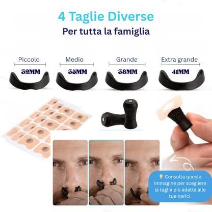 15x Strisce Nasali Magnetiche - Migliorano il Flusso d'Aria
