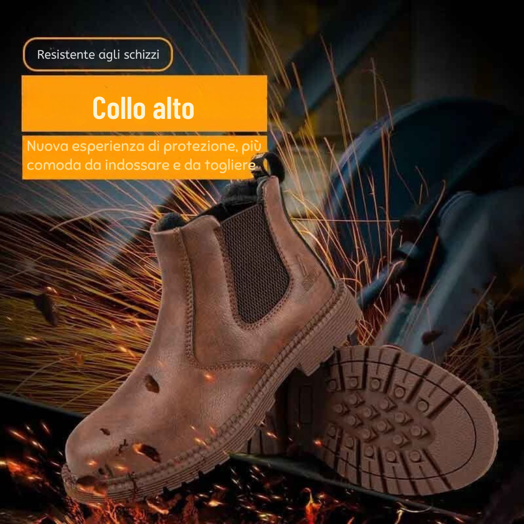Stivali da lavoro e di sicurezza con punta in acciaio per uomo - Rassivo™