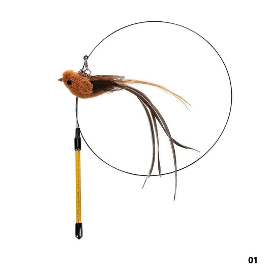 WINGWHIRL – Giocattolo interattivo per gatti con ali svolazzanti
