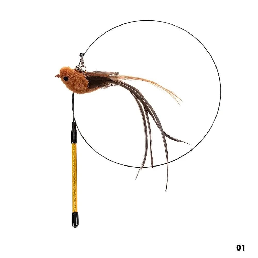 WINGWHIRL – Giocattolo interattivo per gatti con ali svolazzanti
