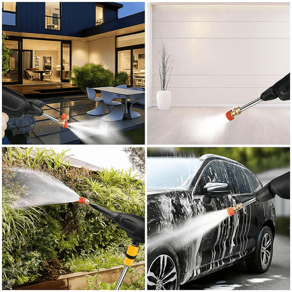 Idropulitrice senza fili - Portatile con batteria ricaricabile per auto, giardino e molto altro